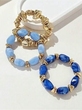 Chunky Beaded Statement Bracelet